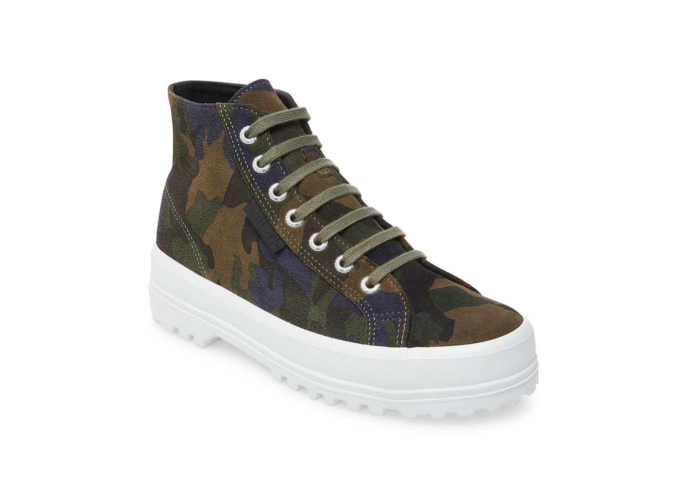 Superga Boots Womens - 2341 Suecamow - Camo - CTLDZ1406